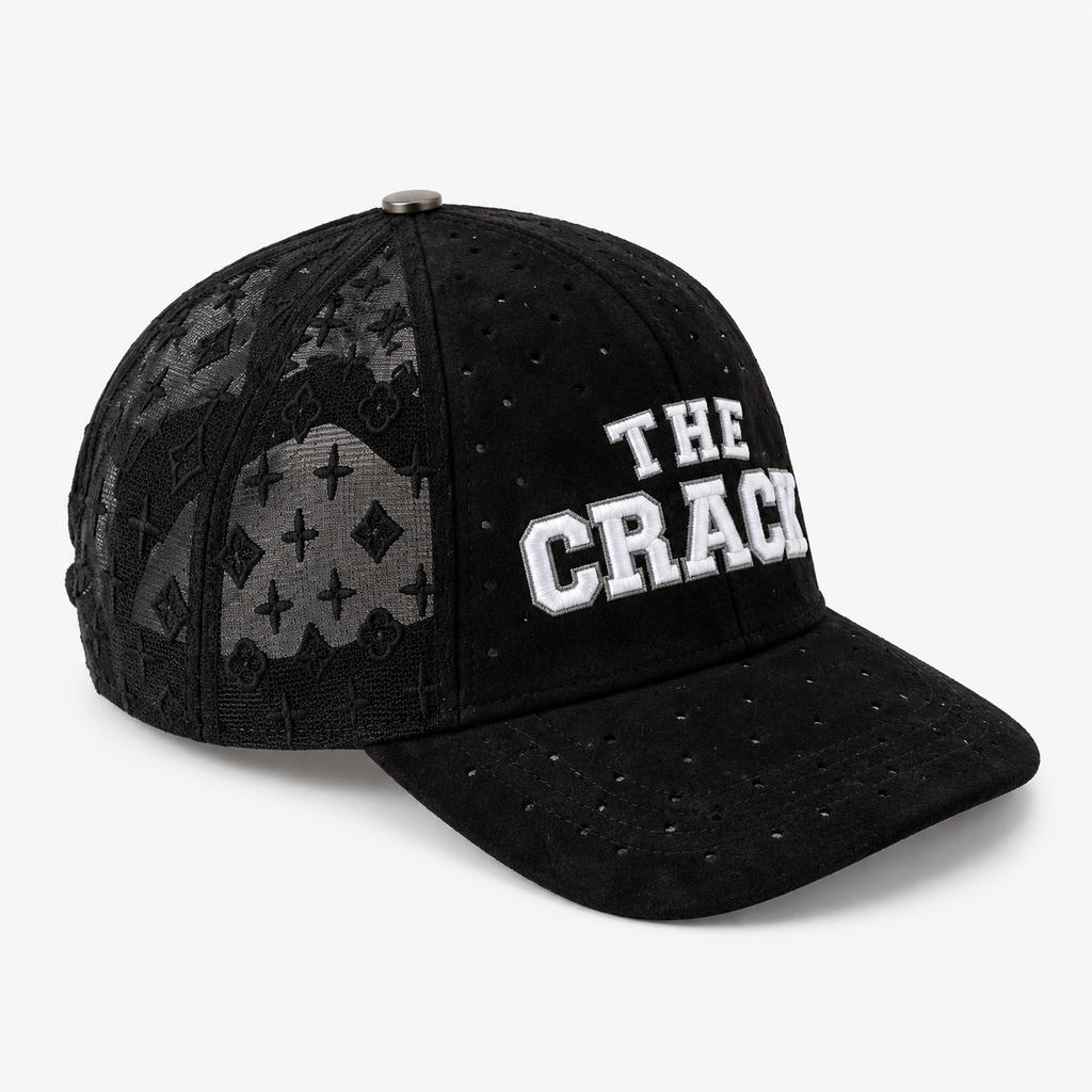 THE CRACK LUXURY – BLACK / WHITE EMBROIDERY