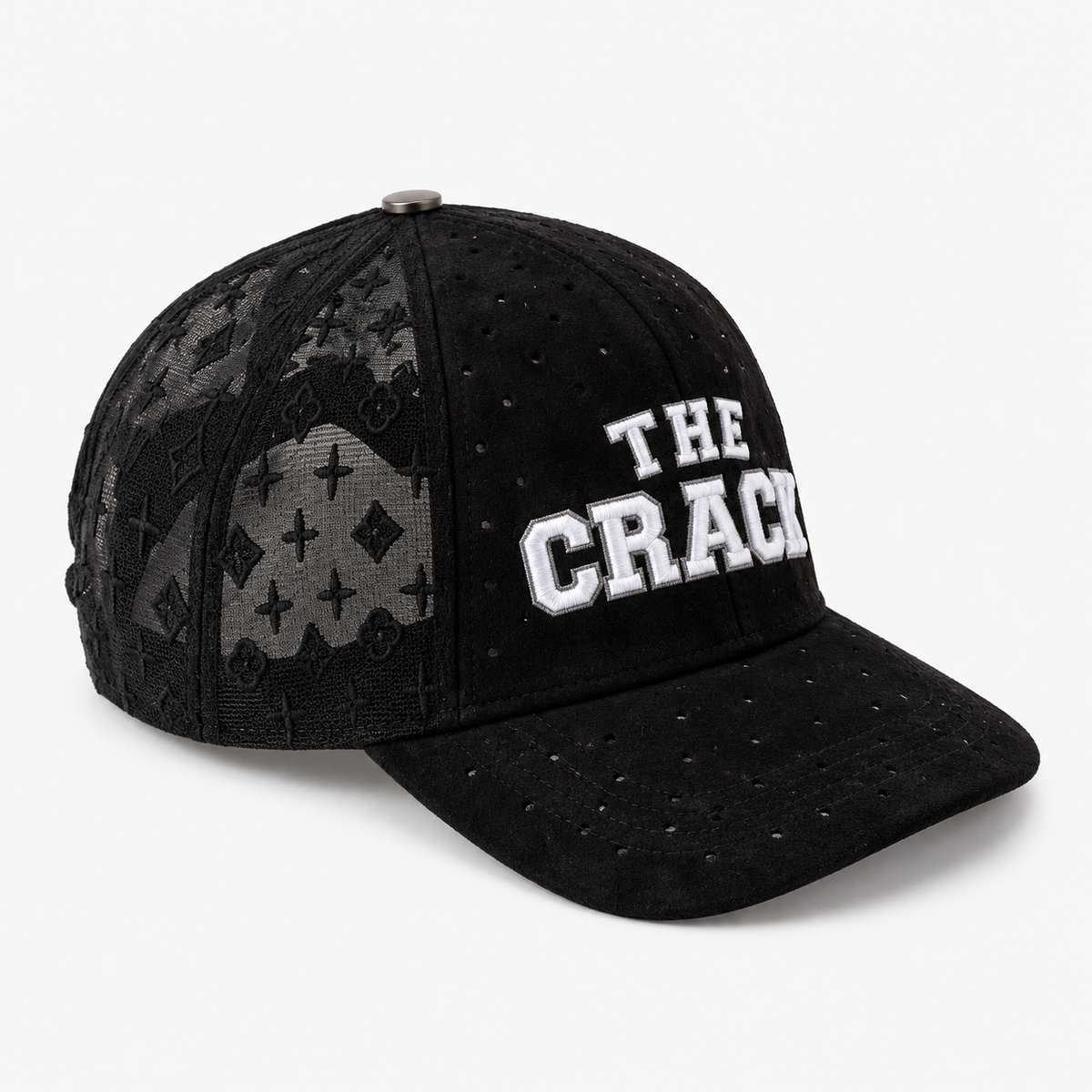 THE CRACK LUXURY – BLACK / WHITE EMBROIDERY