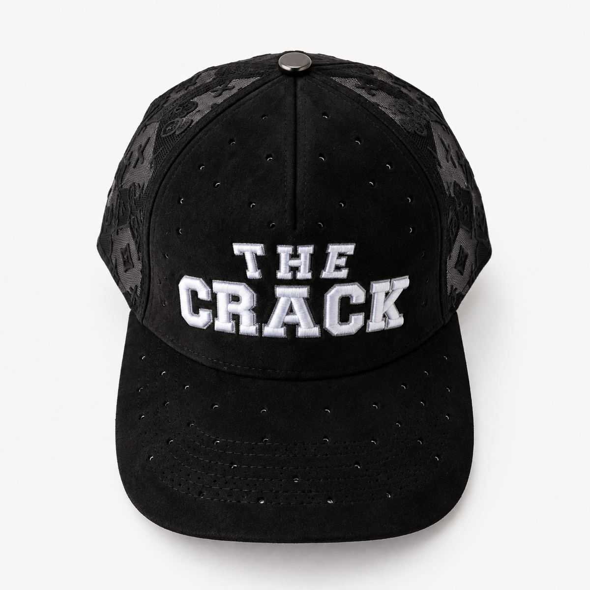 THE CRACK LUXURY – BLACK / WHITE EMBROIDERY